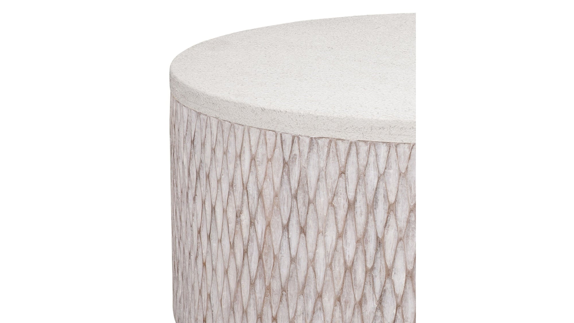 Brewer - Accent Cocktail Table - White Wash