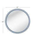 Straits - Wall Mirror - Blue