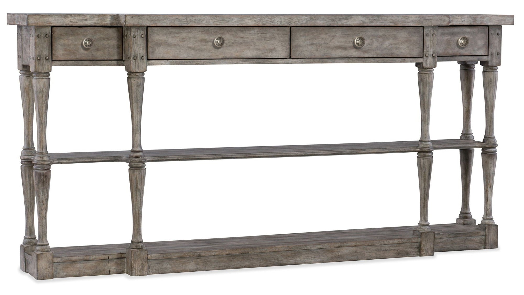 Sanctuary - 4-Drawer Console - Dark Gray