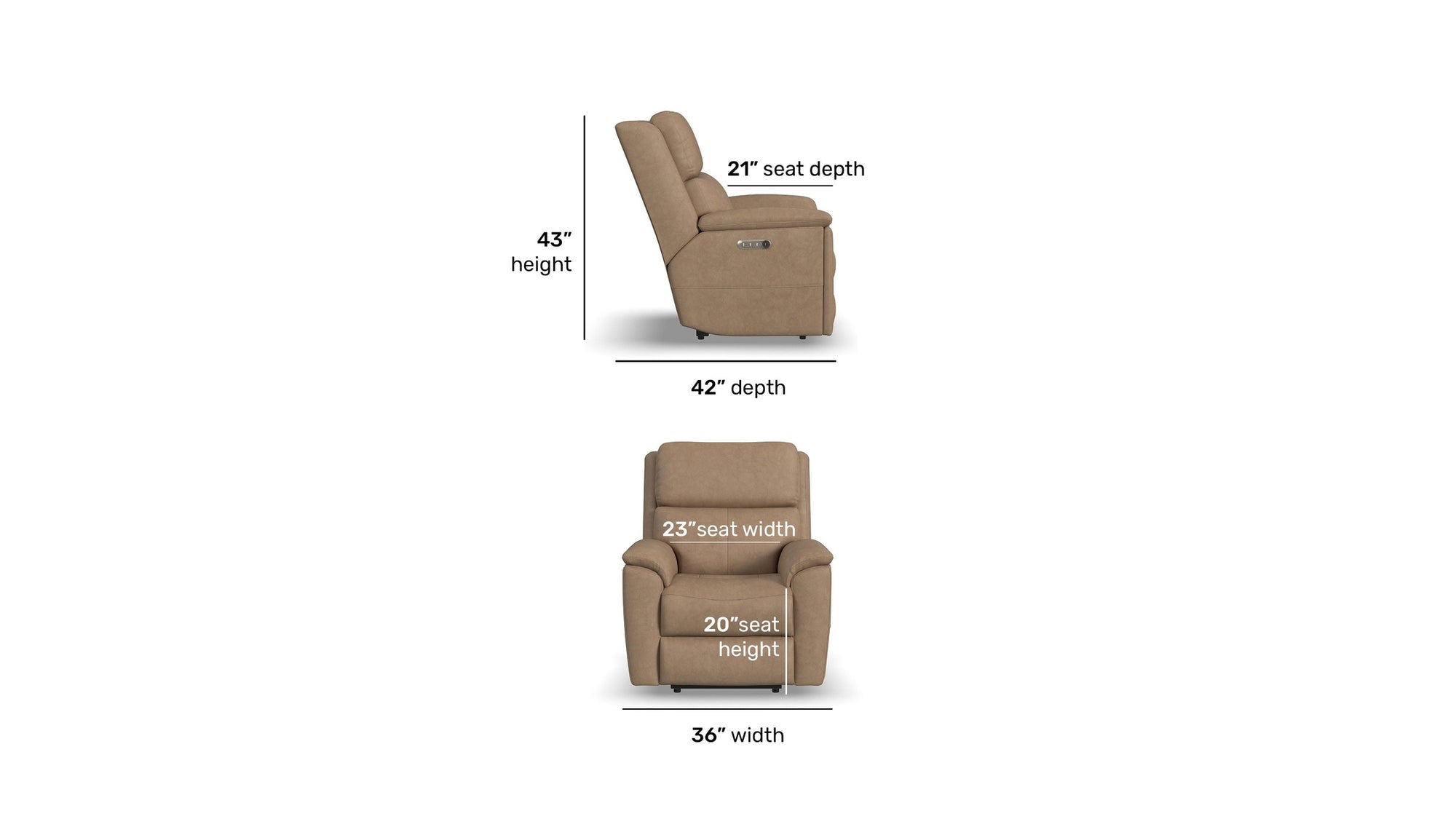 Porter - Power Recliner With Power Headrest &amp; Lumbar