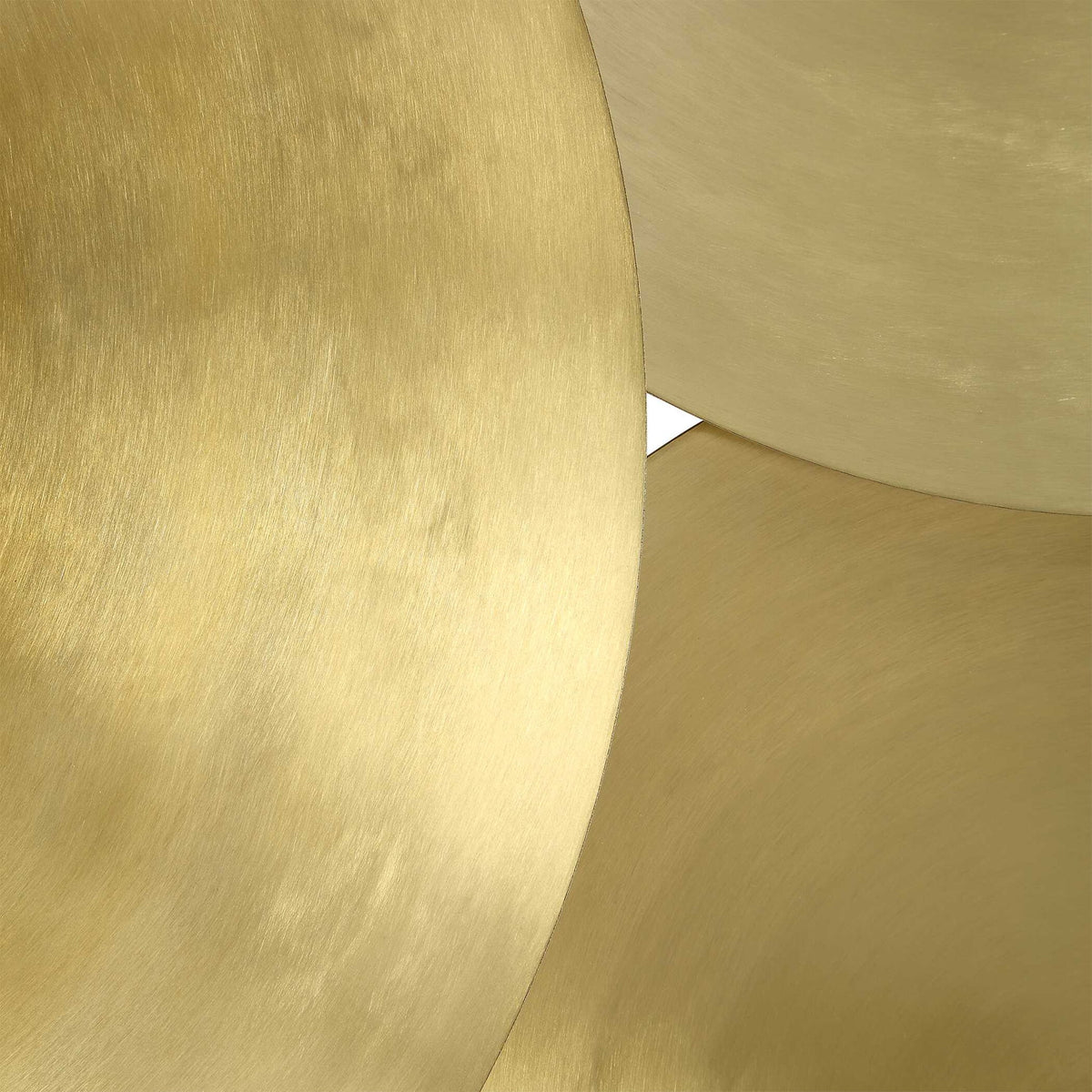 Cymbalic - Round Brass Wall Art (Set of 3) - Brass