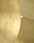 Cymbalic - Round Brass Wall Art (Set of 3) - Brass