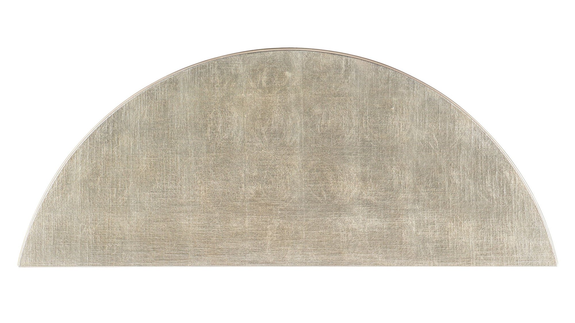 Melange - Marguerite 2-Door Demilune Chest - Pearl Silver
