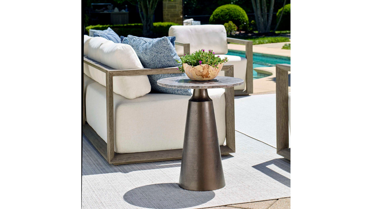 Midsummer - Indoor-Outdoor Accent Table - Bronze