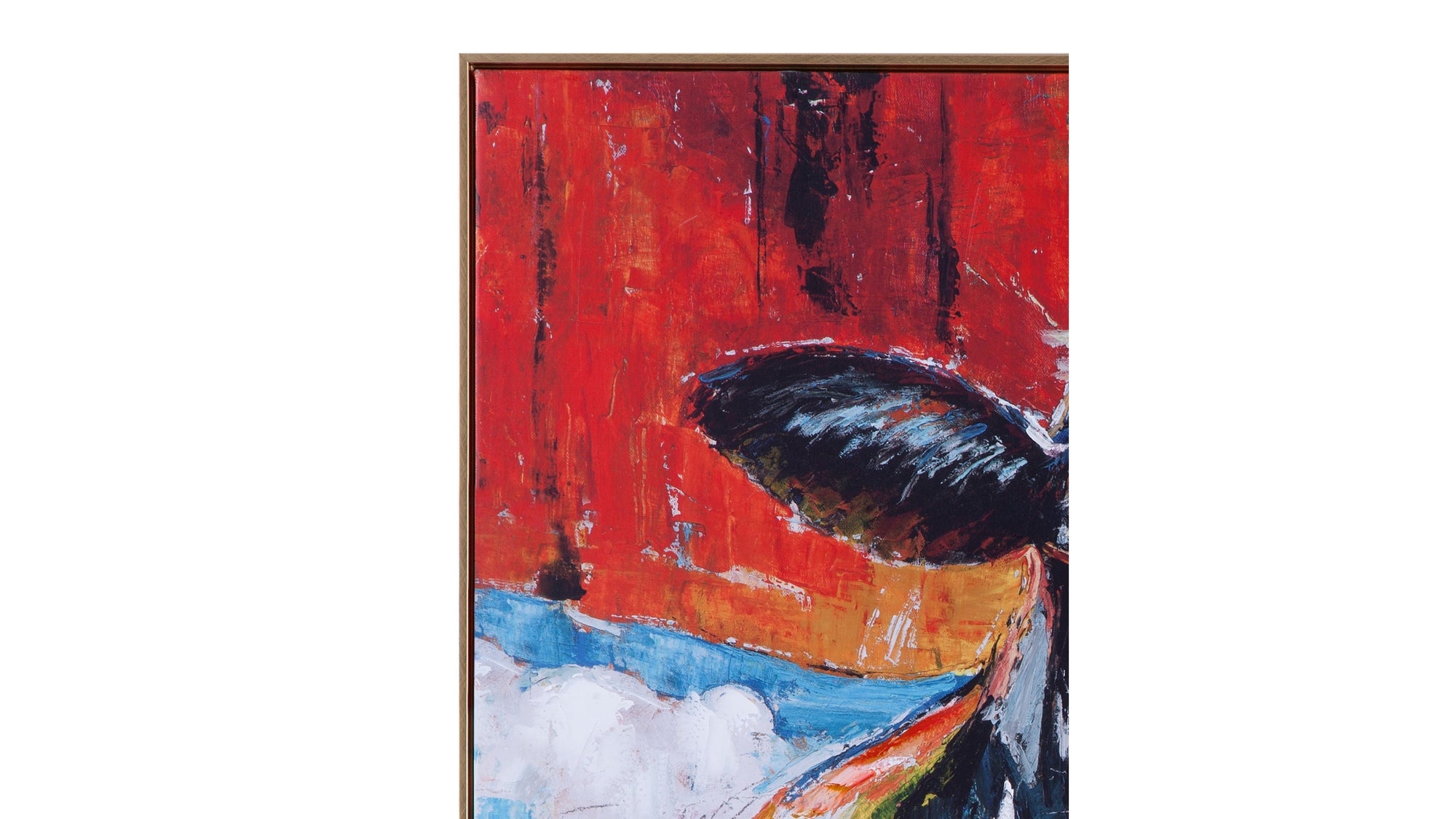 Cool Dude Framed Canvas - Red