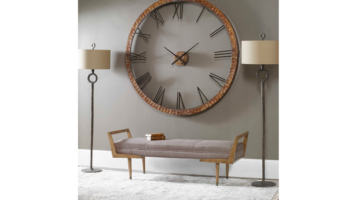Ferro - Cast Iron Floor Lamp - Dark Brown