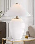 Merriton - Matt White Table Lamp - White