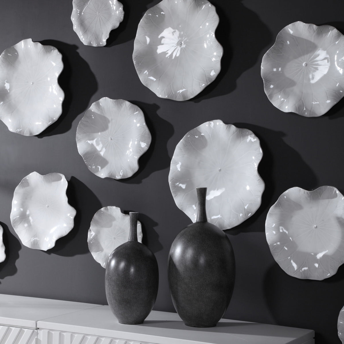 Abella - Ceramic Wall Decor (Set of 3)