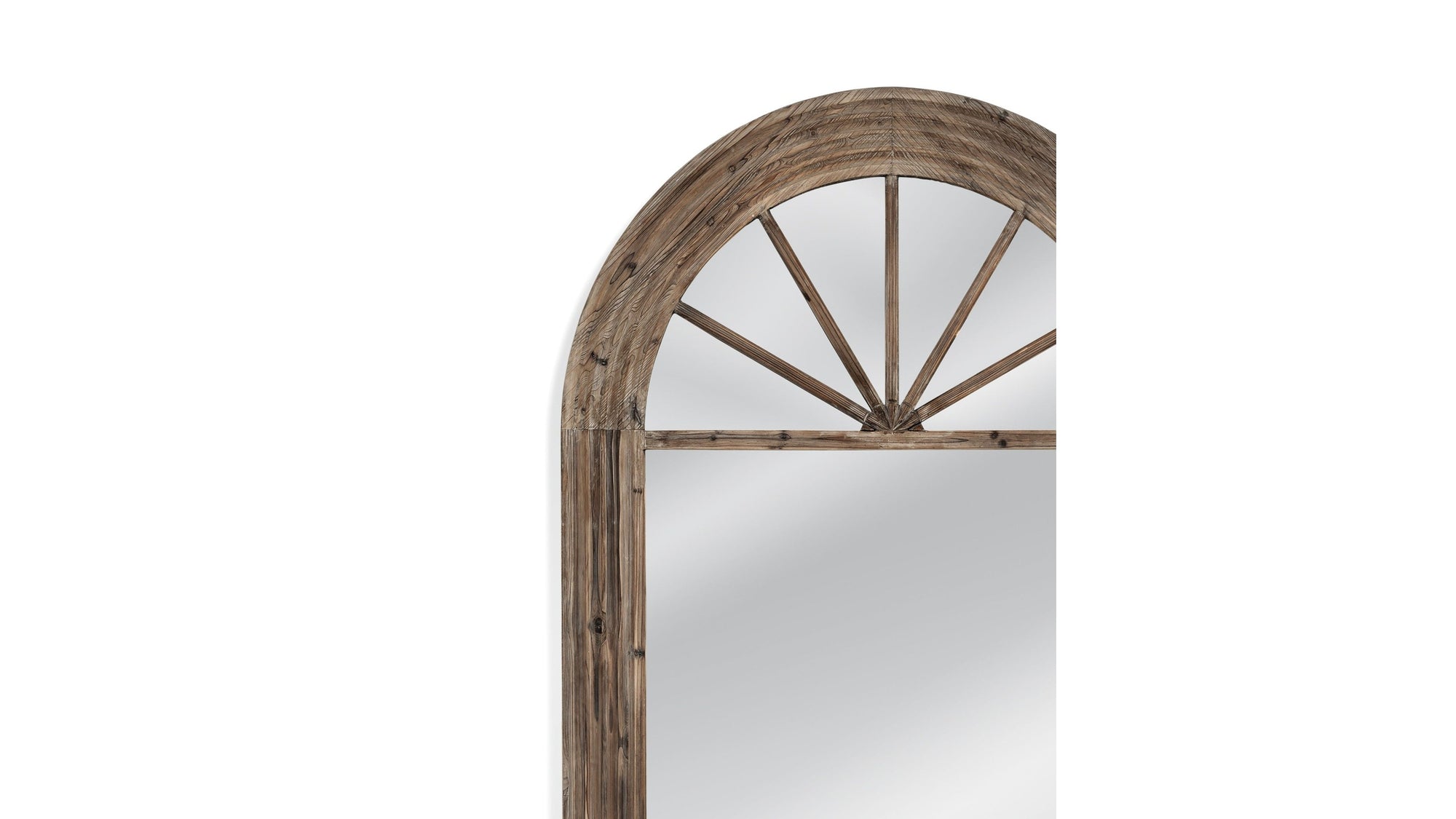 View - Floor Mirror - Brown