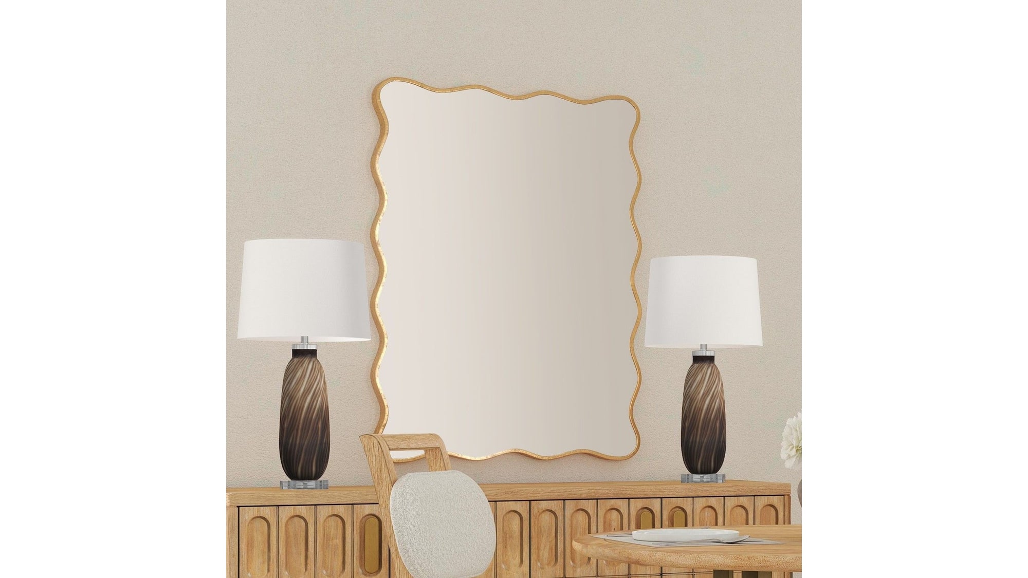 Hadar - Wall Mirror - Gold Leaf