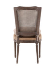 Morton - Dining Side Chair - Dark Brown / Beige