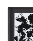 Expressive Abstract II Framed Print - Black