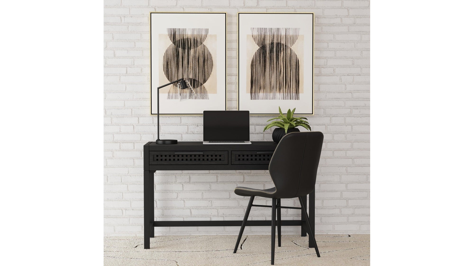 Together Canvas Art Set of 2 - Light Brown