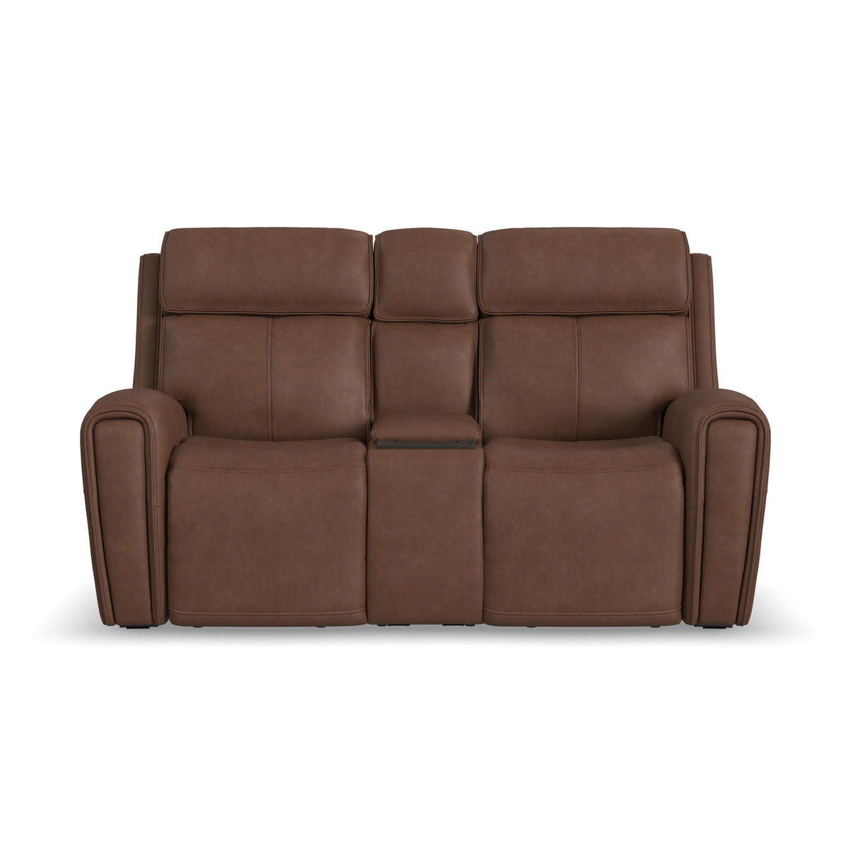 Warren - Power Reclining Loveseat With Console, Power Headrest &amp; Lumbar