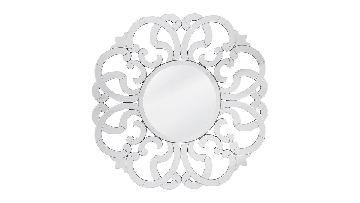 Adventurine - Wall Mirror - White
