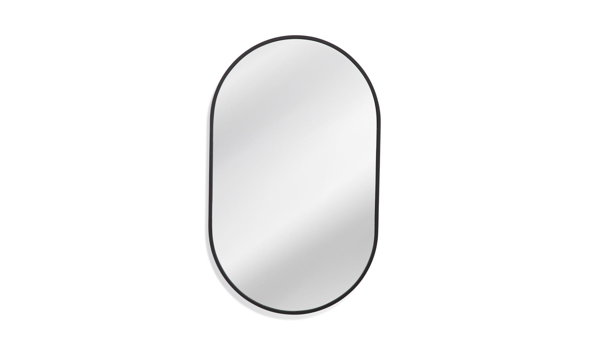 Oval - Wall Mirror - Black