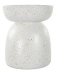 Inhale - Cast Accent Table - White