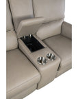 SS - Somers Power Console Loveseat With Power Headrest