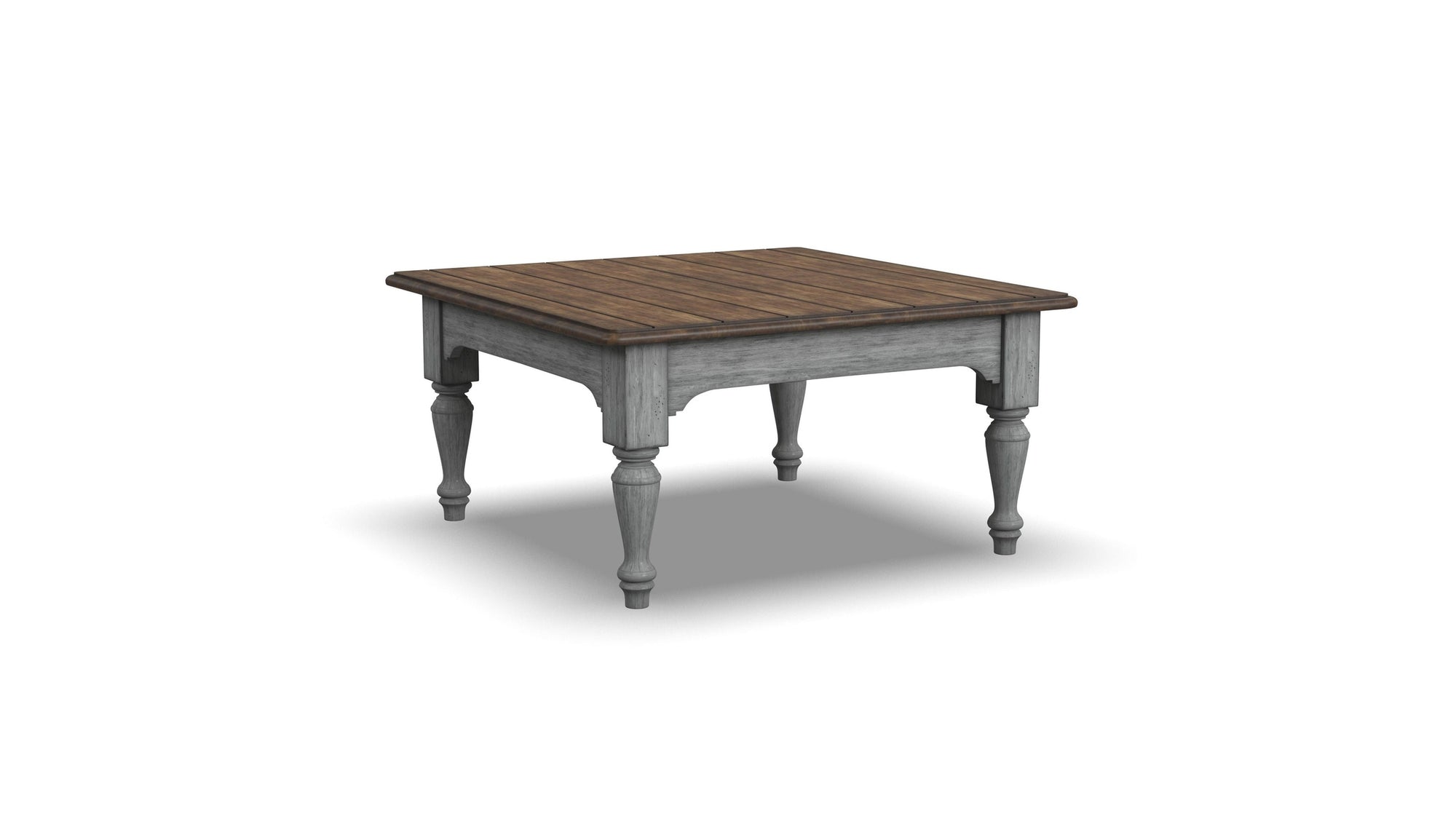 Plymouth - Square Coffee Table - Gray