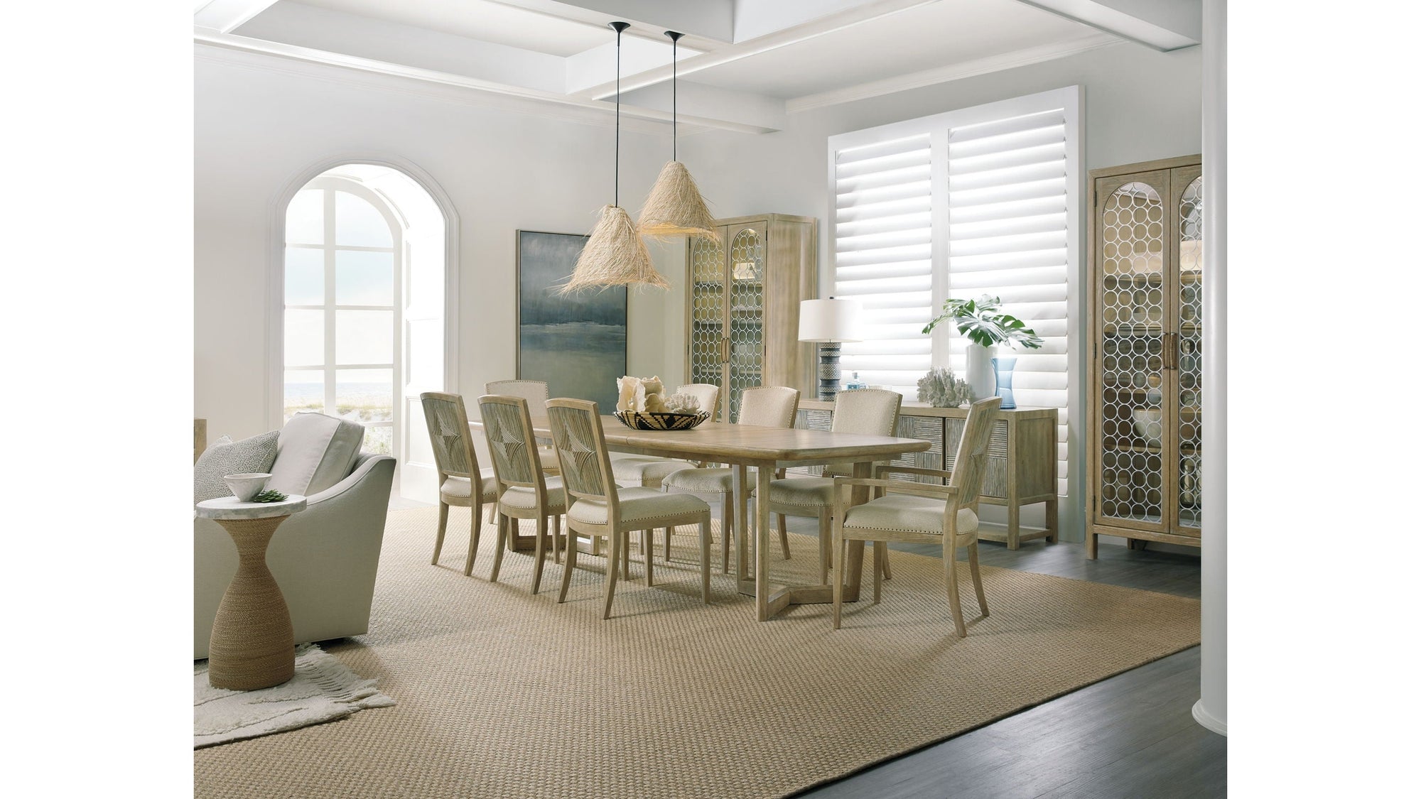 Surfrider - Rectangle Dining Table With 2-18" Leaves