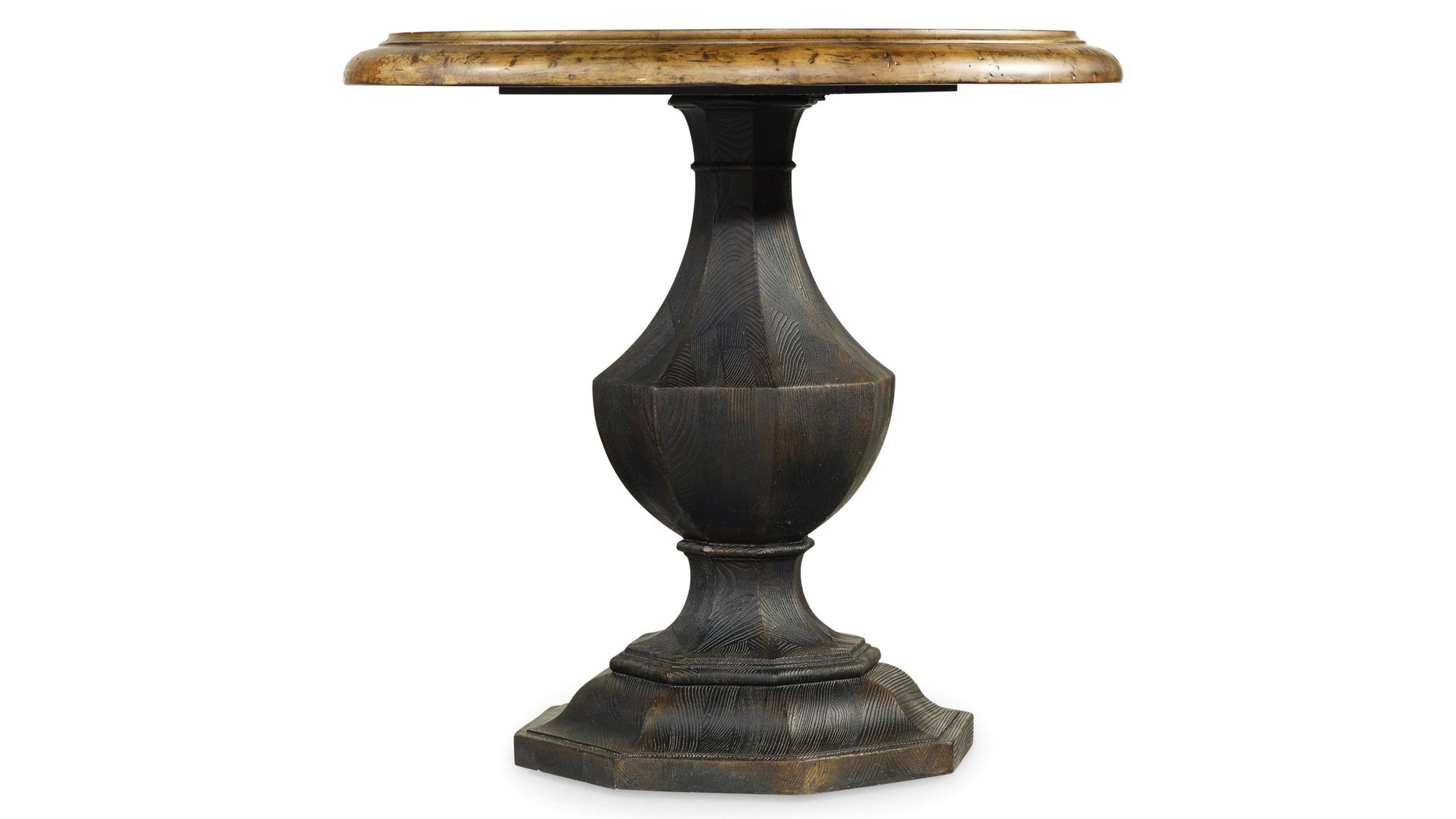 Sanctuary - Round Accent Table - Light Brown / Dark Brown