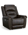 Oscar - Power Recliner With Power Headrest - Molasses