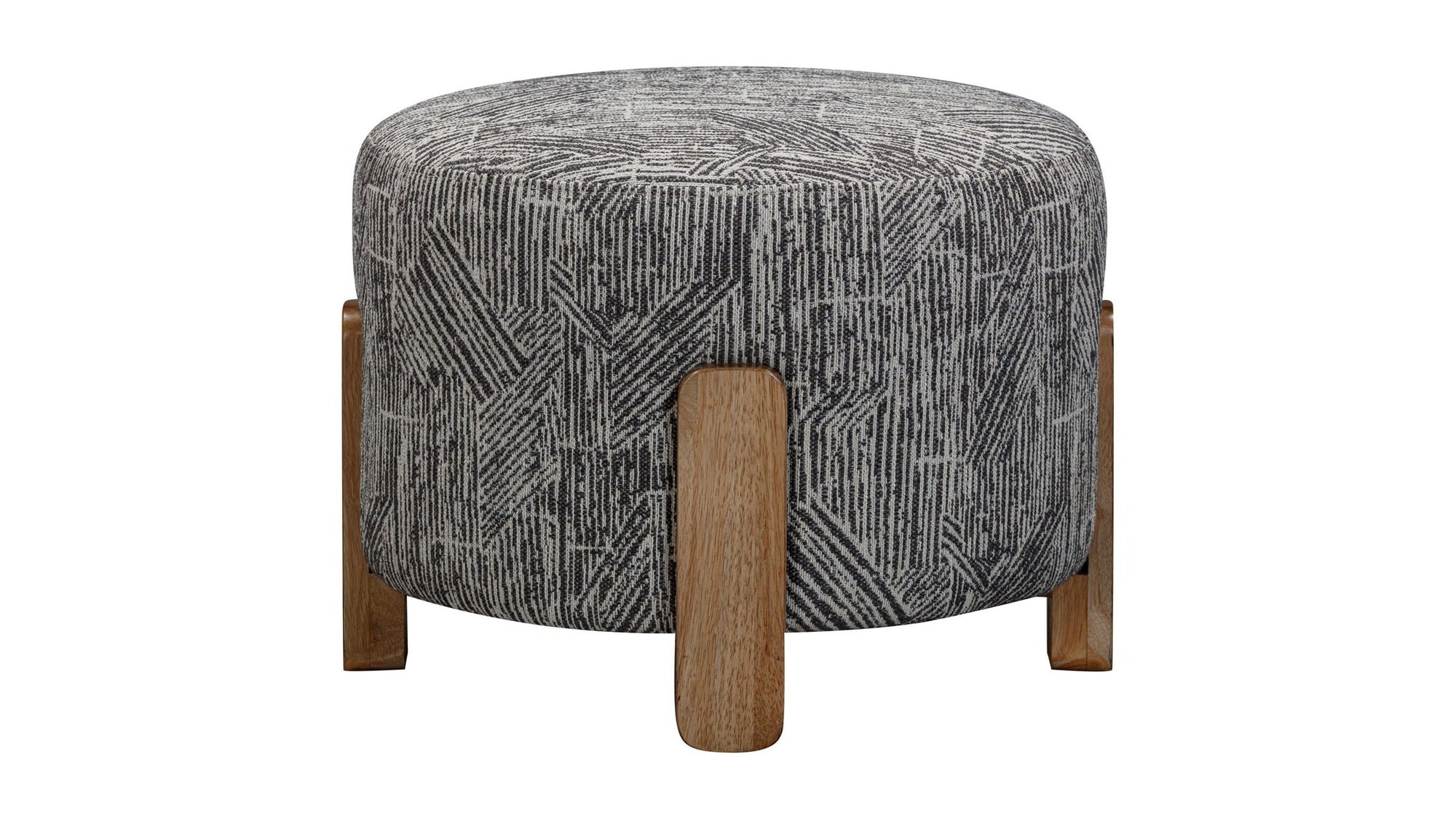 Jasper - Accent Ottoman - Exquisite Zebra