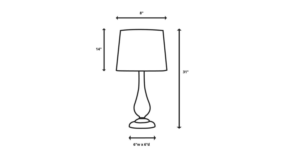Volongo - Buffet Lamp - Stone Ivory