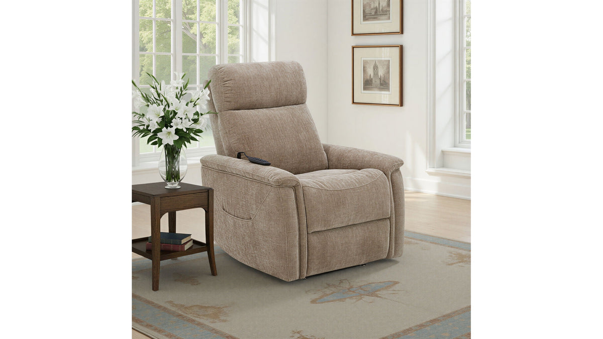 Luma - Petite Power Lift Recliner With Power Headrest, Lumbar, Heat &amp; Massage