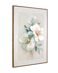 Floral Harmony III Framed Canvas - Pink