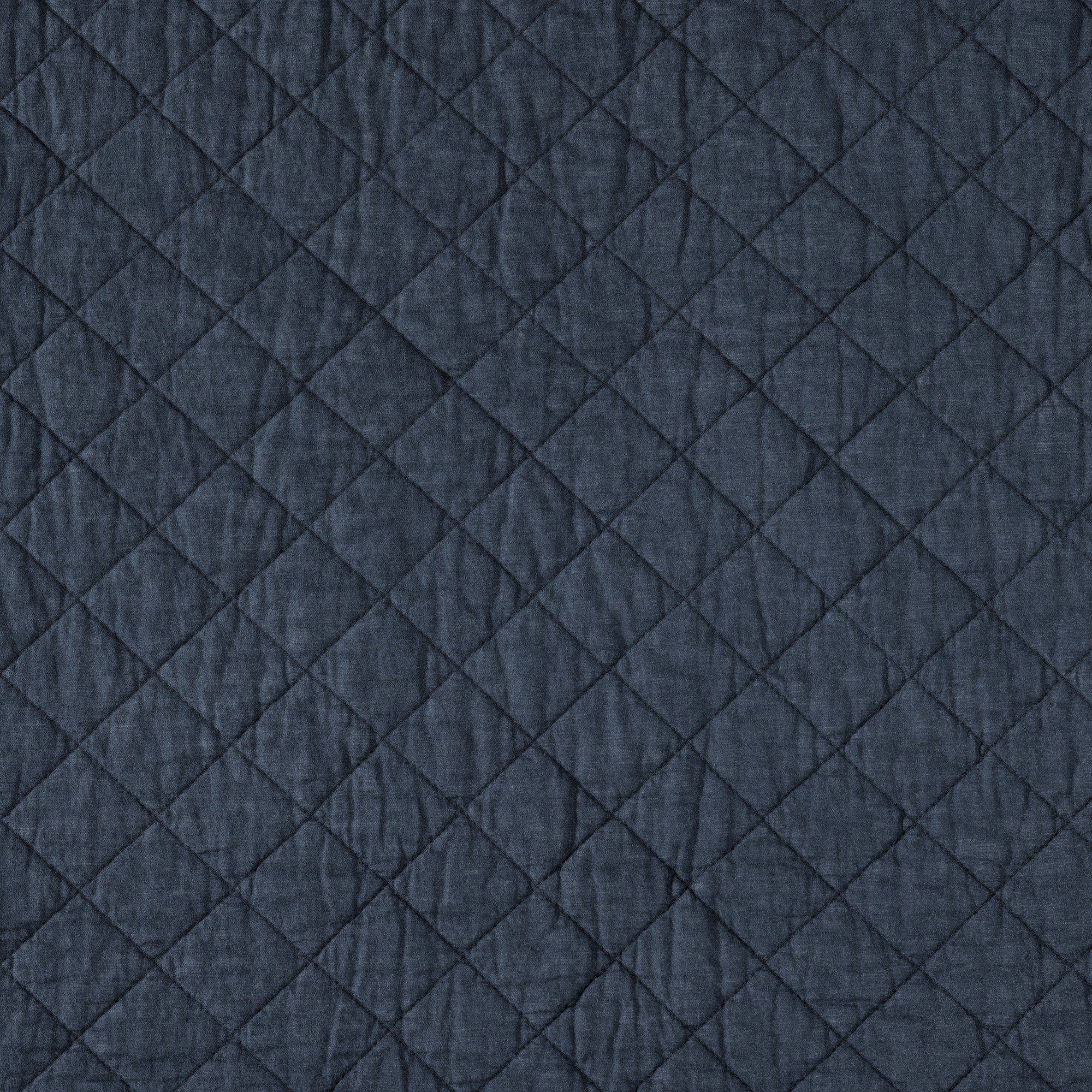Cotton Comfort - King Quilt Set (Set of 3) - Navy