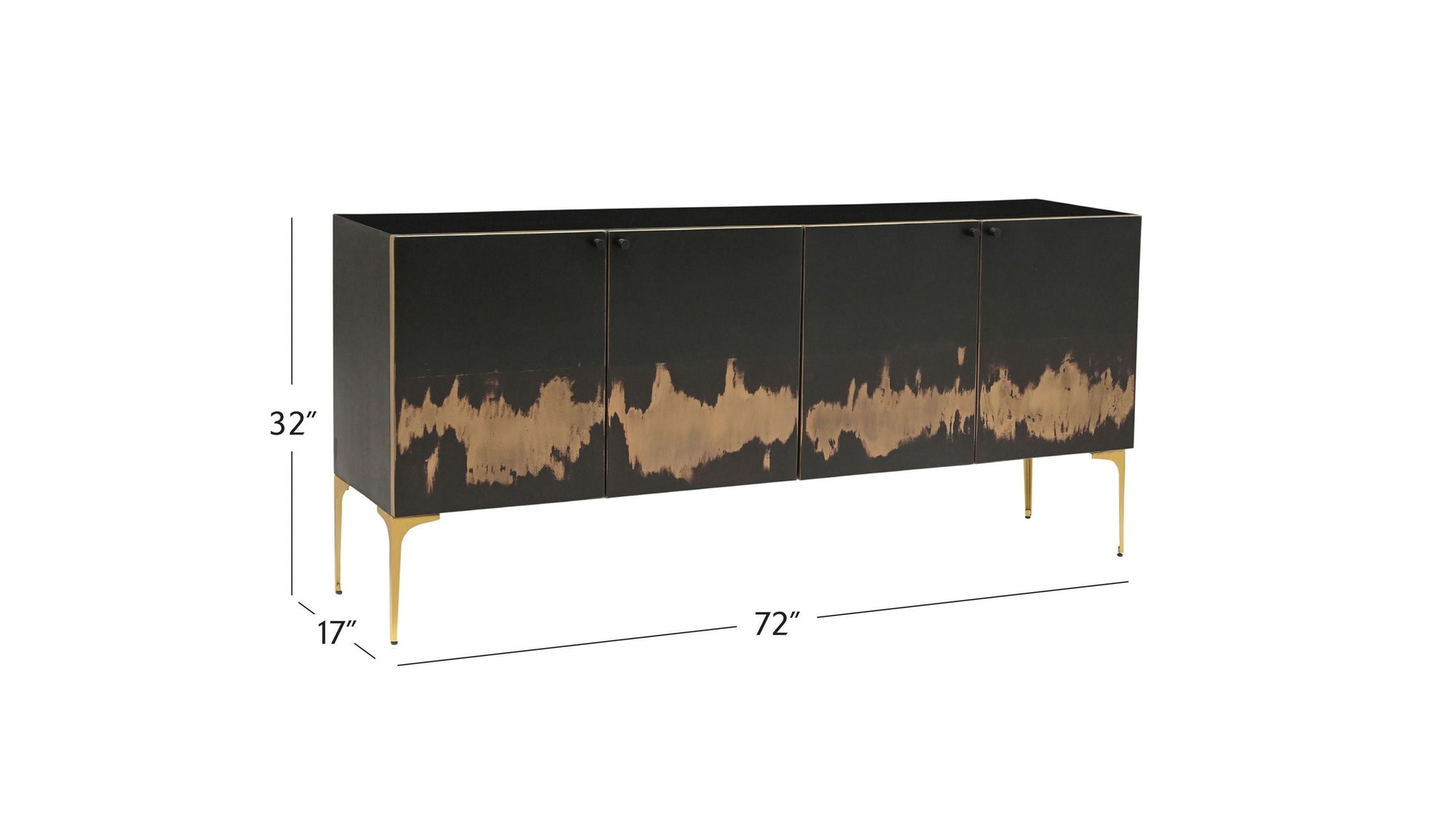 Kali - Iron Sideboard - Black