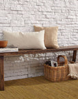 Antique - Simple Bench - Dark Brown