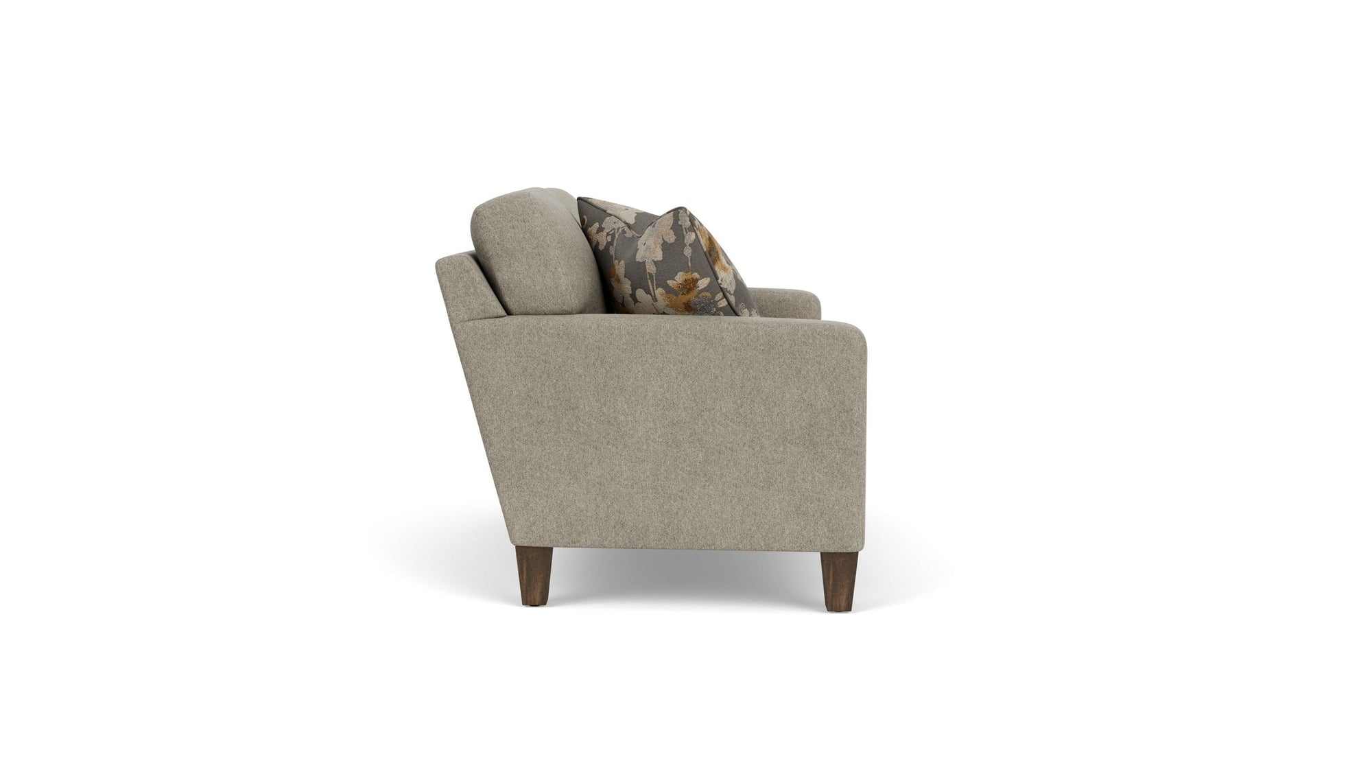 Moxy - Fabric Loveseat With Straight Track Arms