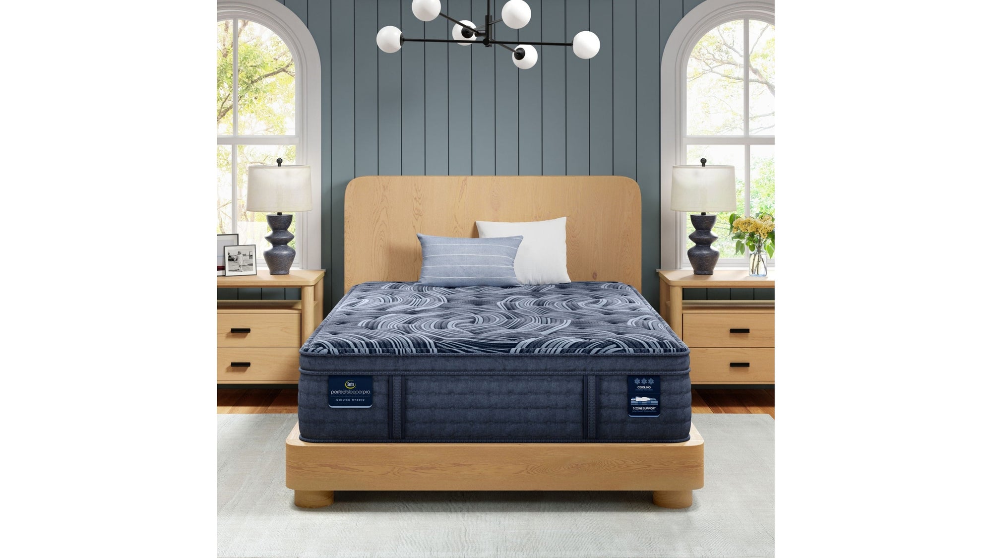 Perfect Sleeper Pro - 15" Valais Latex Hybrid Plush Pillow Top Mattress
