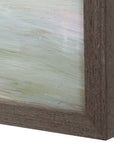 Awakening - Hand Painted Landscape Art - Blue / Brown / Green / White / Yellow