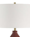 Gourd - Table Lamp - Burgundy