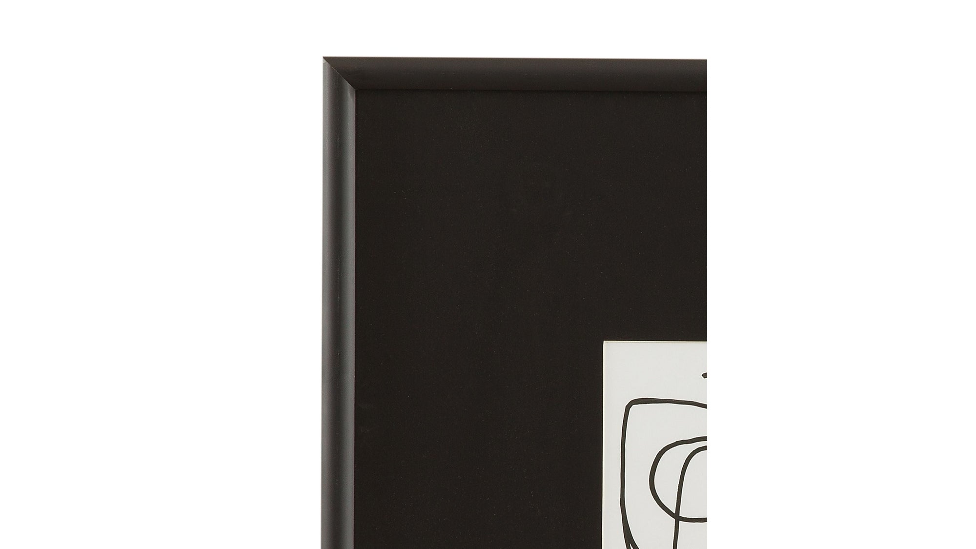Form Study Framed Print Set of 4 - Black