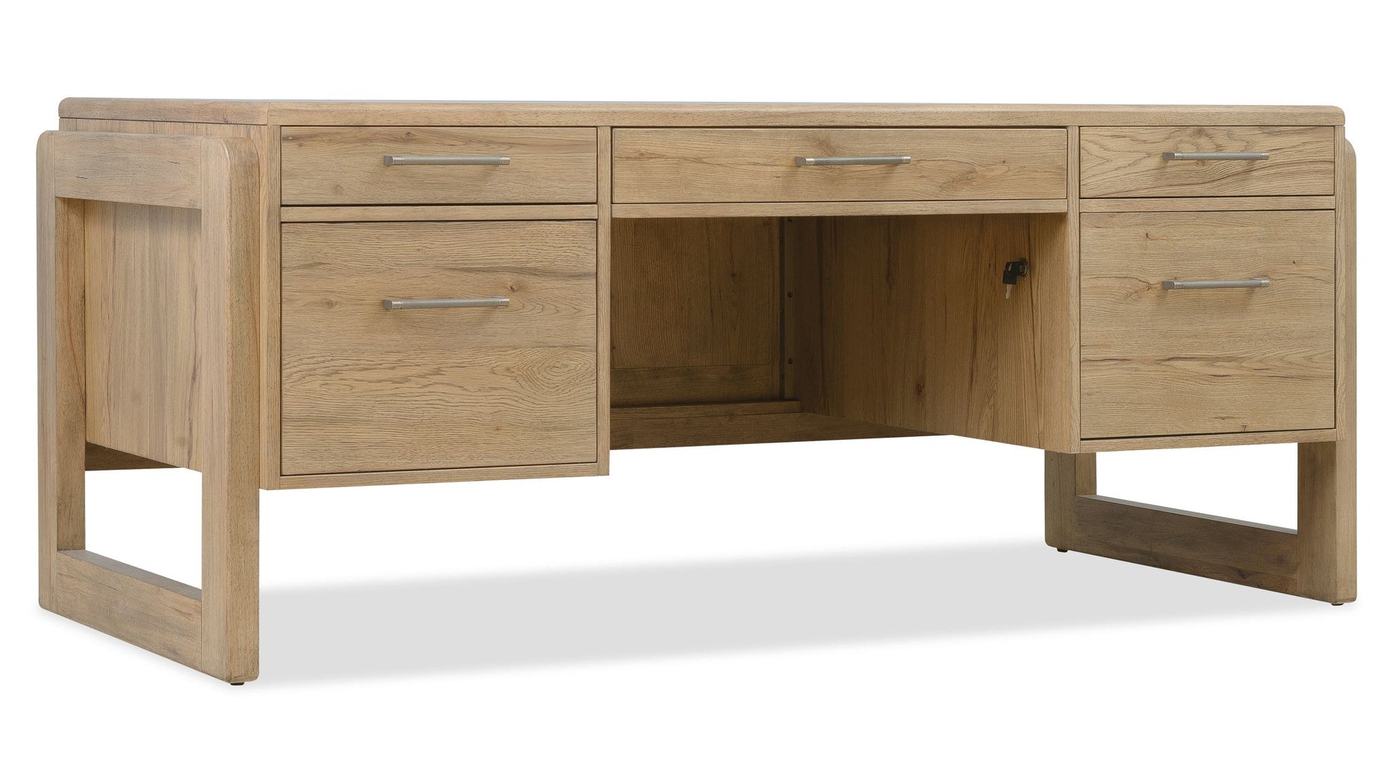 Kalamazoo - Executive Desk - Light Brown