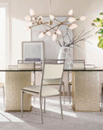 Geometry - Metal Side Chair - Radiance / Beige