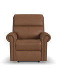 Bernard - Power Recliner With Power Headrest & Lumbar With Nailhed Trim