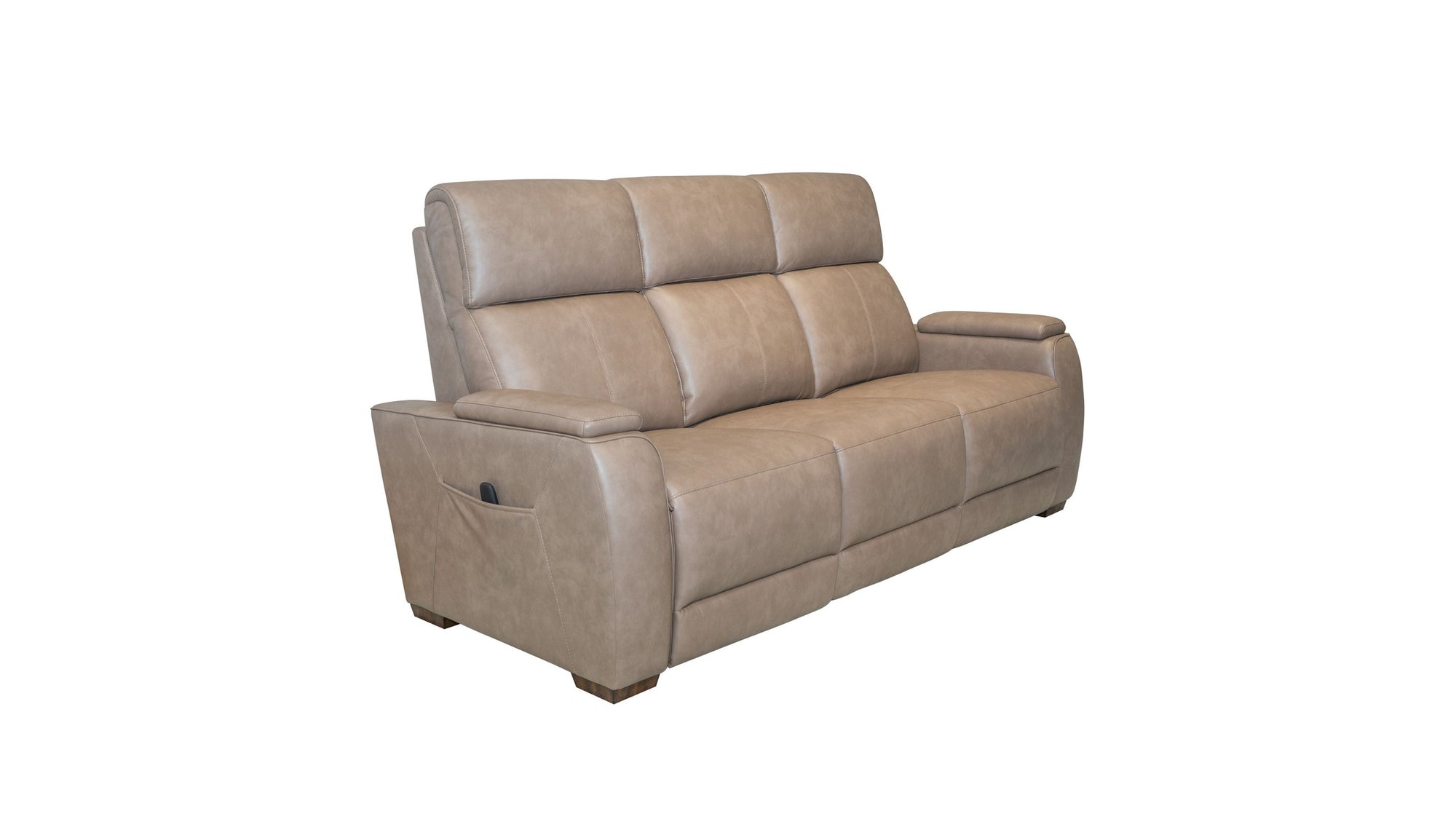 Vibe - Power Reclining Sofa With Console, Power Headrest, Lumbar, Heat, Massage & Pulse