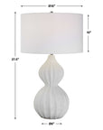 Antoinette - Marble Table Lamp - White