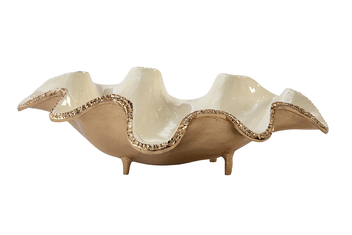 Roff - Champagne Bowl Set - Beige / Gold