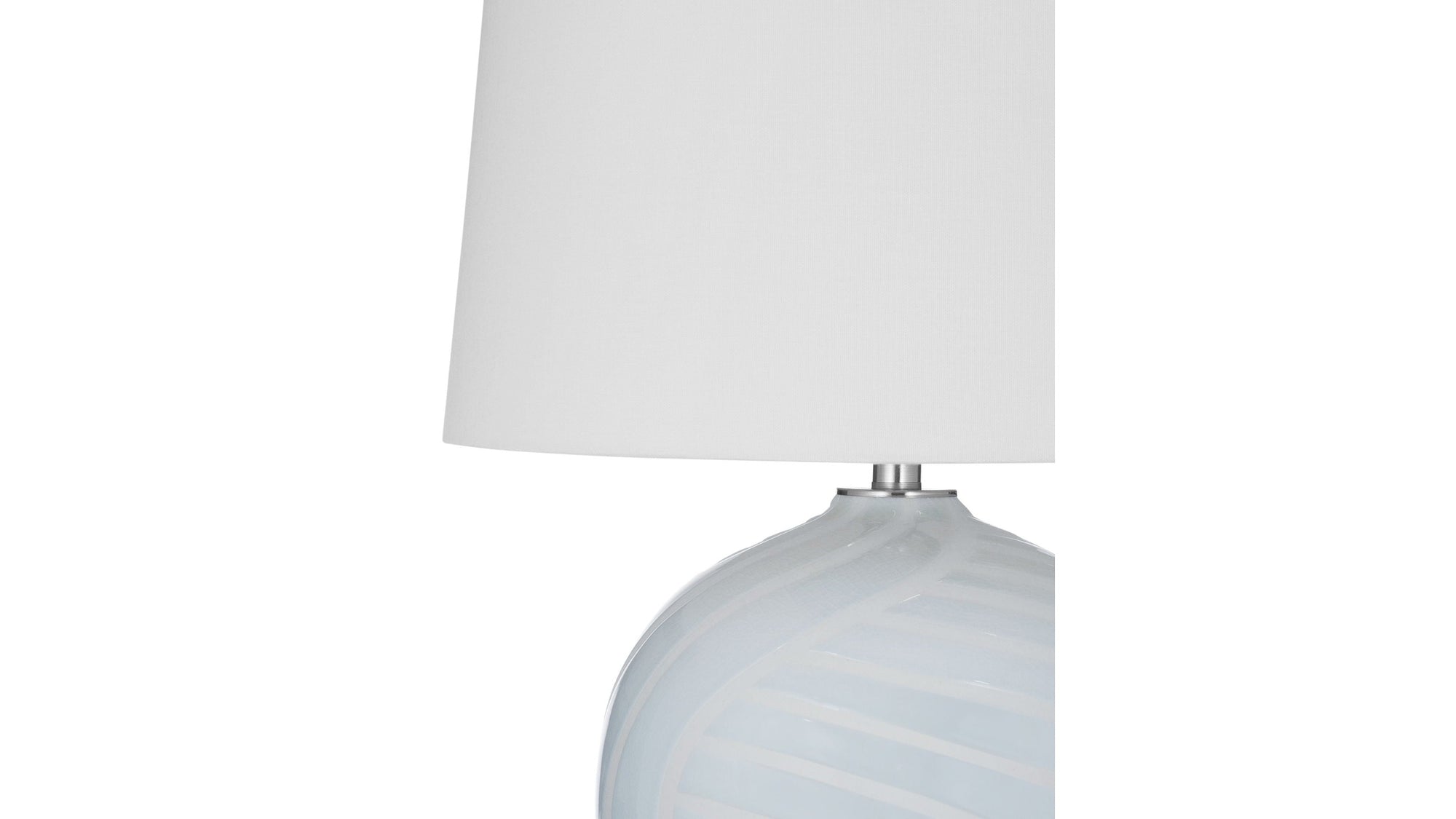 Lyance - Table Lamp - Light Blue / Cream