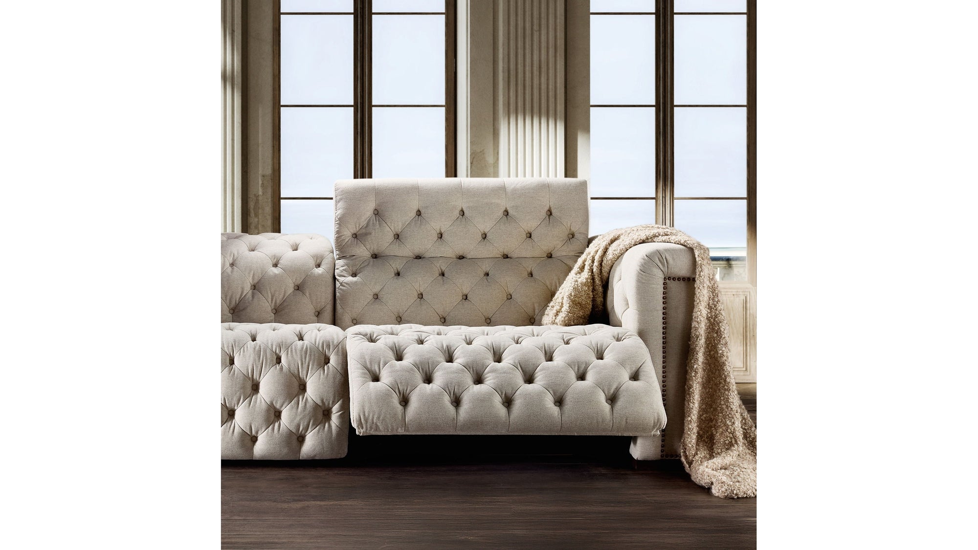 SS - Savion Deux Sofa With Power Recliners And Power Headrests