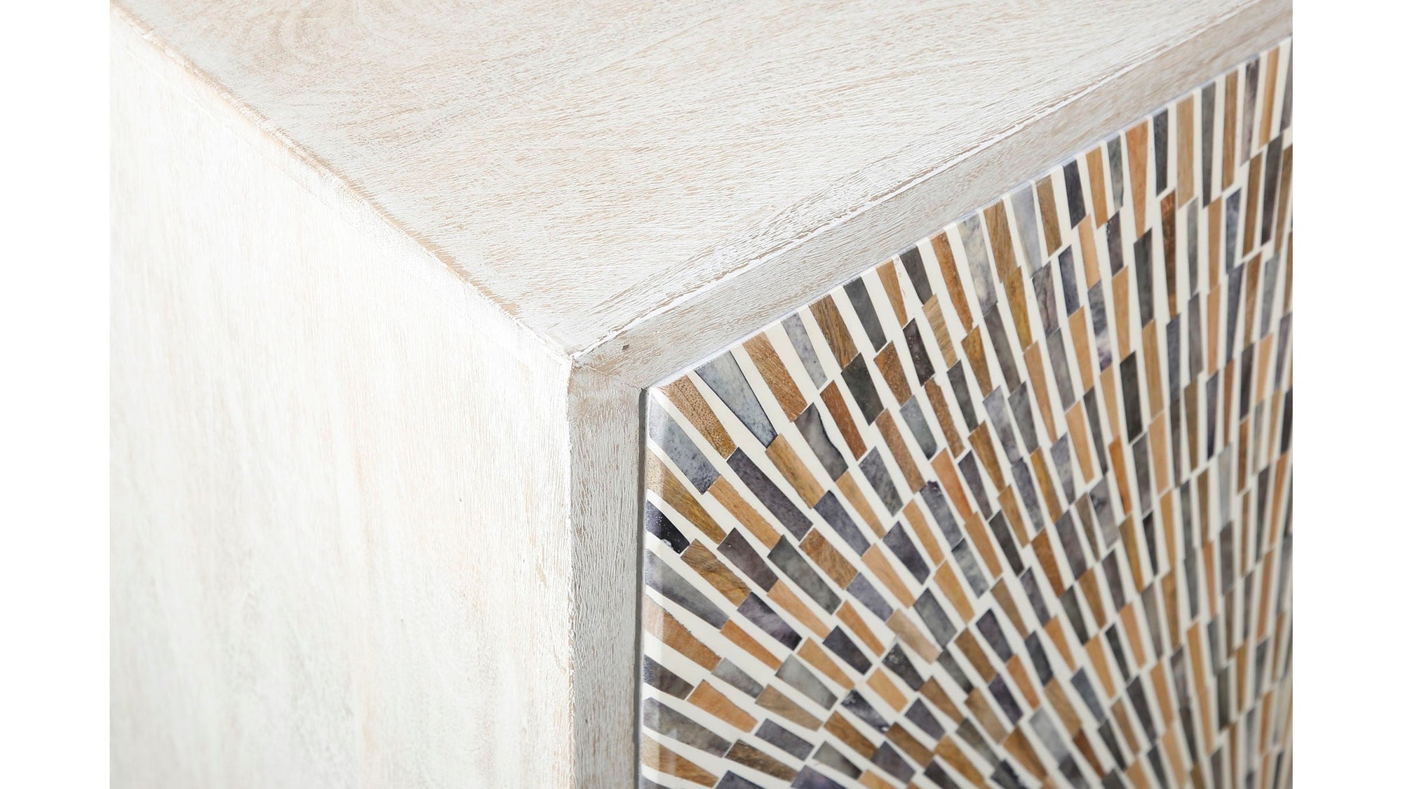 Astrid - Server - White Wash / Bone