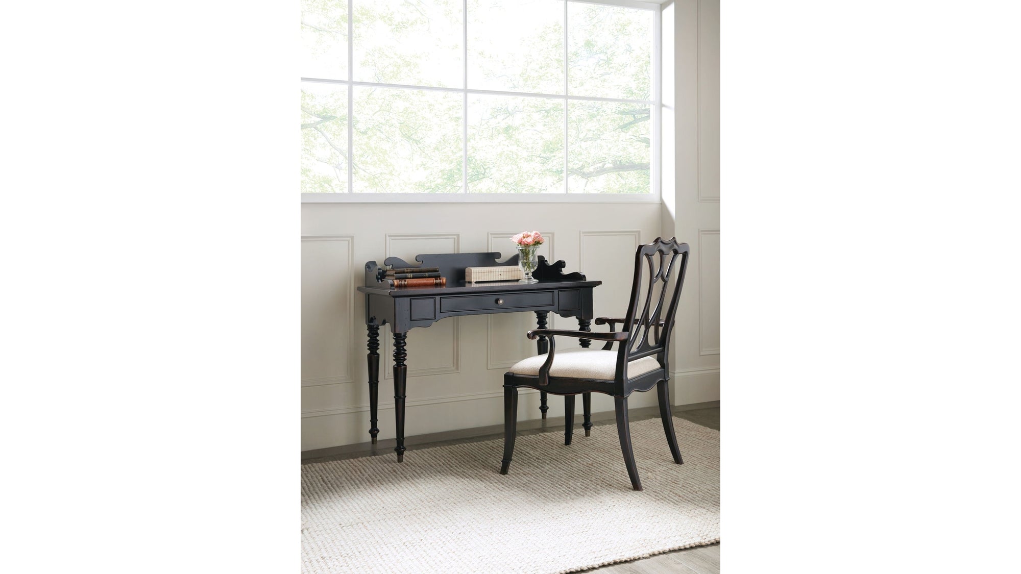 Charleston - Upholstered Seat Arm Chair Set of 2