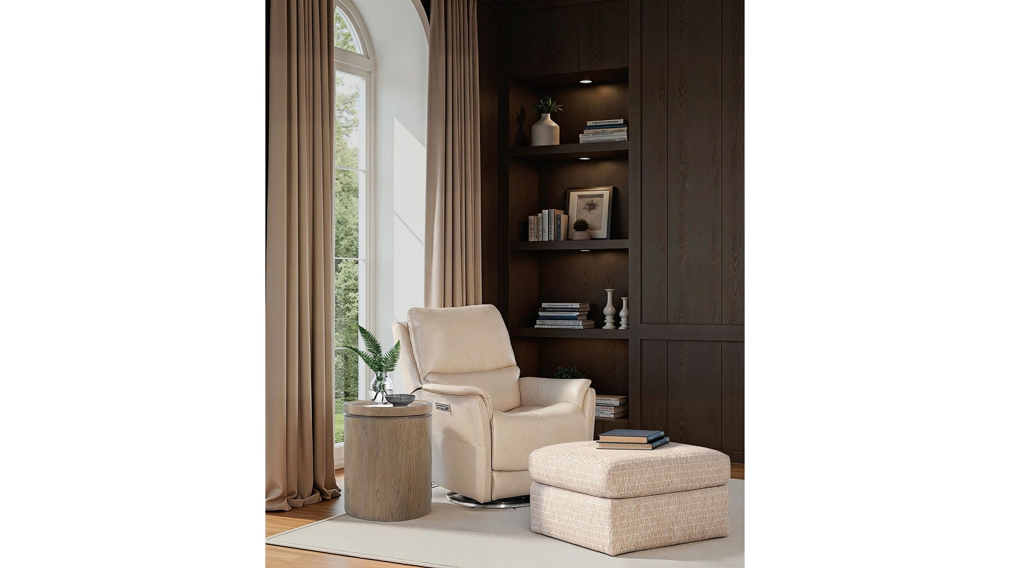 Sonnet - Round Side Table - Dark Gray