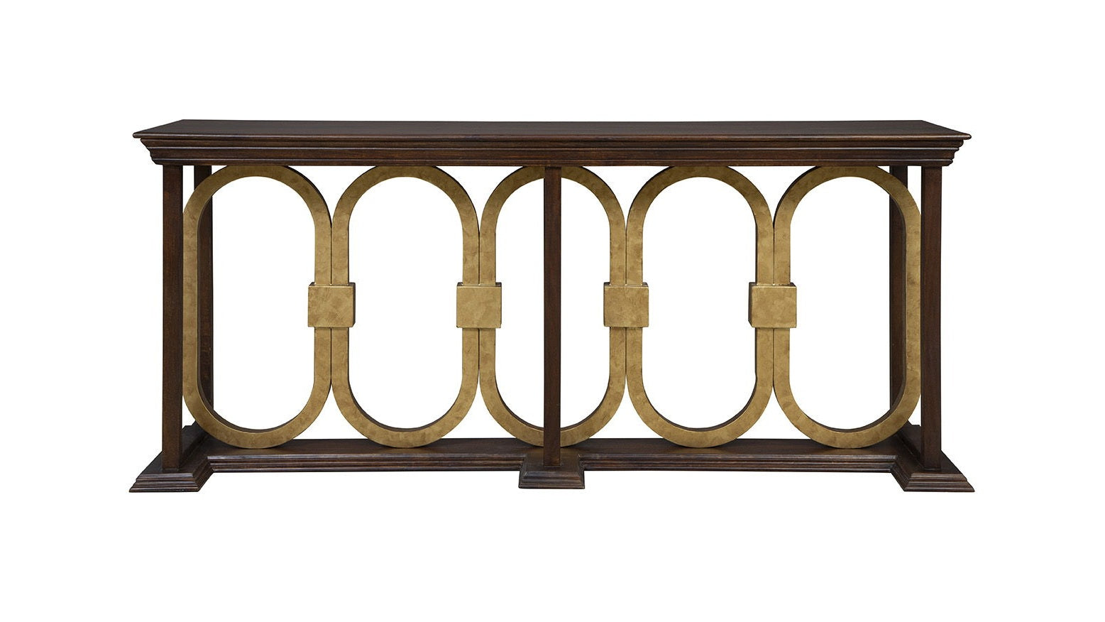 Everly - Console - Dark Brown / Gold